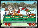 St. Vincent Grenadines - 1988 - Walt Disney - 4 ¢ - Multicolor - Walt Disney, Christmas - Scott 1124 - Mickey's Christmas Train - 0
